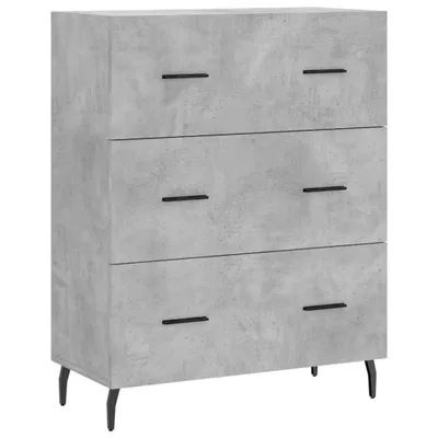 Produktbild von Sideboard Betongrau 69,5x34x90 cm Holzwerkstoff