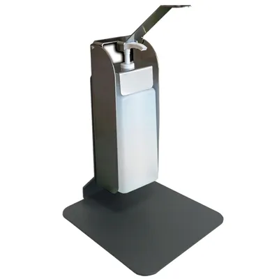 Produktbild von Desinfektionsspender Nr.8 Nachfüllbarer 1 Liter Edelstahl Spender + Tischständer