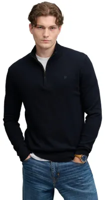 Produktbild von Truien Superdry half zip donkerblauw