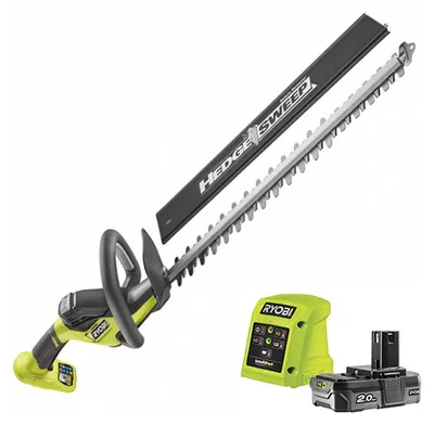Image de Taille-haies LINEA RYOBI RY18HT45A-120 18V lames 45cm HedgeSweep™ avec 1x2Ah et chargeur 1,5A