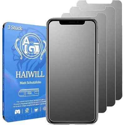 Obrázek produktu pro Ochranná fólie matná pro iPhone 14 Pro 6,1" - 3 kusy. Antiodtisková, antireflexní, tvrzené sklo 9H