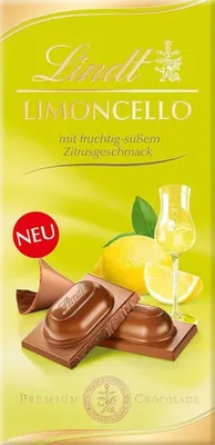 Obrázek produktu pro Tyčinka Lindt Limoncello s náplní z citronového likéru 100g