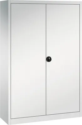Produktbild von Flügeltürenschrank  4 Böden, 70kg Traglast H1950xB1200xT400mm RAL 7035/7035, 4317784969833