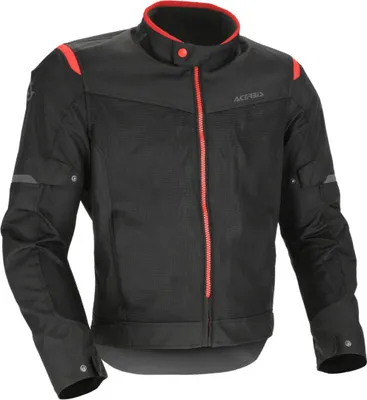 Produktbild von Acerbis Ramsey Vented 2.0 Mesh Motorrad Textiljacke, schwarz/rot, S