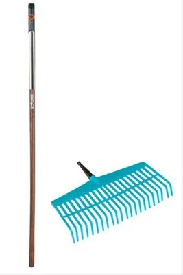 Produktbild von GARDENA combisystem-Rechenbesen mit Holzstiel 03020-23