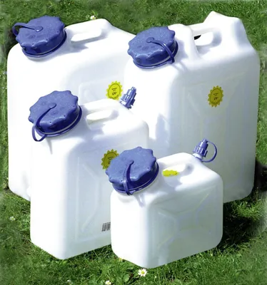 Produktbild von hünersdorff 817110, 6 l, Hart-Polyethylen (HDPE), Blau, Weiß, 277 mm, 132 mm, 296 mm