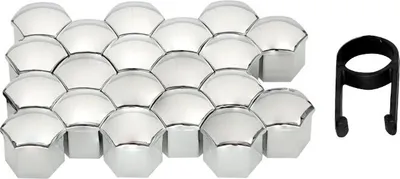 Immagine prodotto di Tappi a vite 17 mm, cromo, 20 pz.