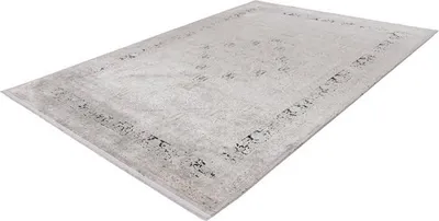 Produktbild von Lalee Diamond hochwertiger Teppich 2.000.000 Punkte m2 Viskose Acryl super weicher exklusiver Teppich kurze Fransen 200x290 cm silbergrau