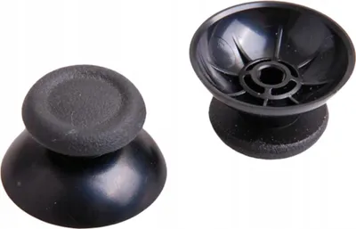 Produktbild von PS4 Joystick Abdeckung - Schwarz Ersatzgummi