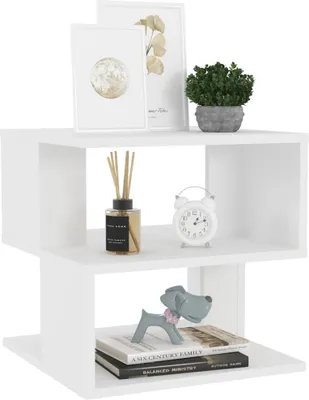 Produktbild von "2026 Aktion"Beistelltisch/Flurtisch Moderner design - Sofatisch für Wohnzimmer - Weiß 40x40x40 cm Holzwerkstoff DEMöbel 4525288