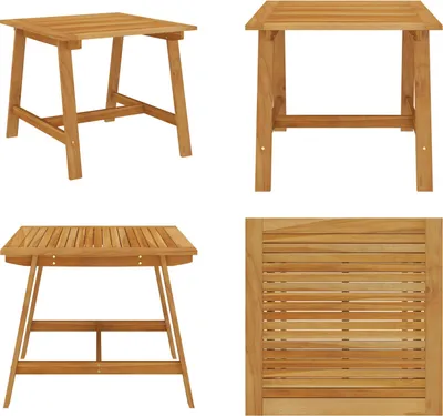 Produktbild von vidaXL Garten Esstisch 88x88x74 cm Akazie Massivholz - Garten-Esstisch - Garten-Esstische - Holz-Esstisch - Holz-Esstische