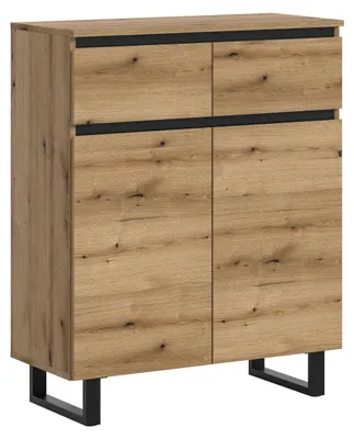 Produktbild von Kommode Tomasa | Evoke Oak / schwarz