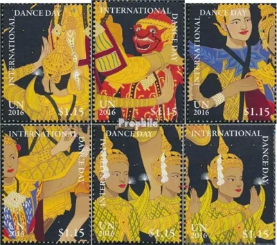 Produktbild von Briefmarken UNO - New York 2016 Mi 1520-1525 (kompl.Ausg.) postfrisch Welttanztag
