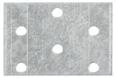 Zdjęcie produktu dla Alberts 847067 Łącznik płaski, ocynkowany metodą Sendzimira, 60 x 40 mm, zestaw 25 sztuk