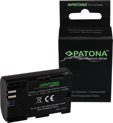 Obrázek produktu pro Prémiová baterie f. Canon LP-E6 EOS 5D 5DS 60D 60Da 6D 7D Mark II EOS70D EOS-70D od PATONA