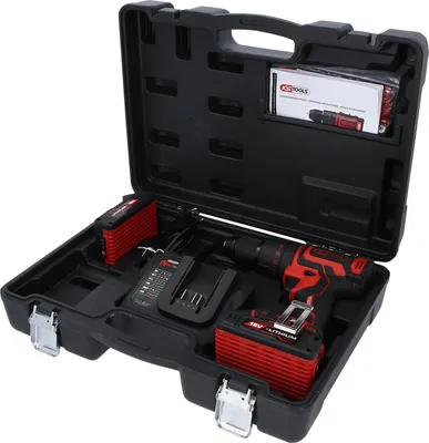 Zdjęcie produktu dla KS TOOLS eMONSTER Zestaw akumulatorowych wiertarko-wkrętarek udarowych 4 szt. - 515.6300