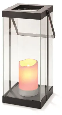 Produktbild von Laternenleuchten Set, Kunststoffkerze, Timer, Flackerlicht
