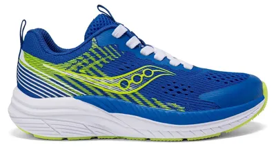 Imagen del producto de Zapatillas de running SAUCONY SK268268 HURRICANE, color azul y amarillo neón, talla 39