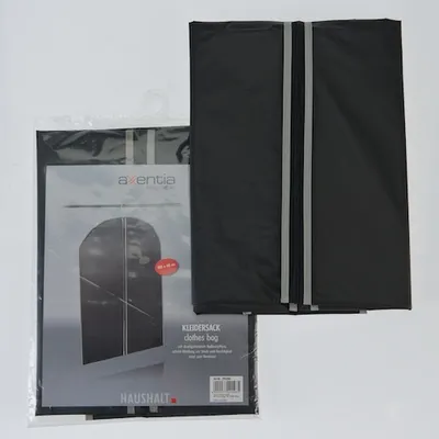 Produktbild von Kleidersack 150 x 60 cm schwarz/grau