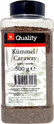 Produktbild von Transgourmet Quality Kümmel ganz 500g Dose Vorrat Gewürz Caraway