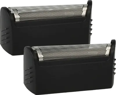 Produktbild von vhbw 2x Scherfolie kompatibel mit Braun 2560, 2540, 2540s, 5596, 5597, 5462, 5459, 5461 Elektrorasierer + Rahmen, schwarz/silber