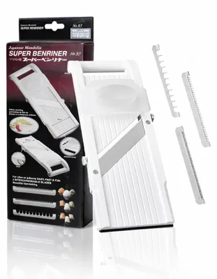 Produktbild von Benriner BN-95W-1 Mandoline, Edelstahl, weiß