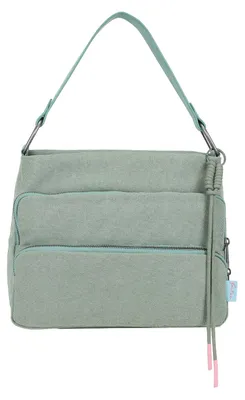 Produktbild von Fritzi aus Preußen Schultertasche Donny Hobo Bag Canvas Jade grüngrau