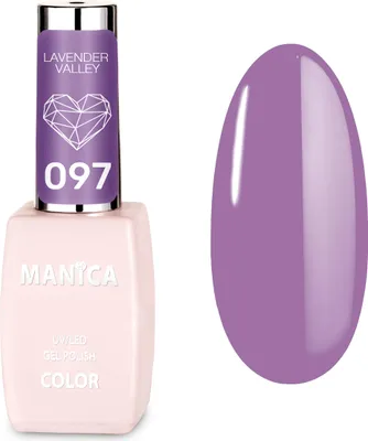 Image de Manica Vernis à ongles hybride LED/UV 10 ml - Lavande - 097