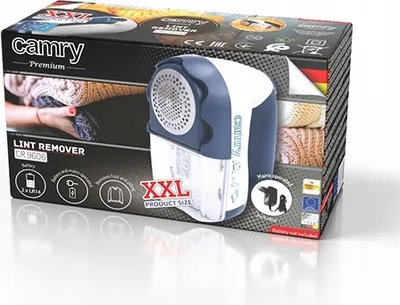 Zdjęcie produktu dla Camry | Lint remover | CR 9606 | Blue/White | Battery and mains operate | 3 W