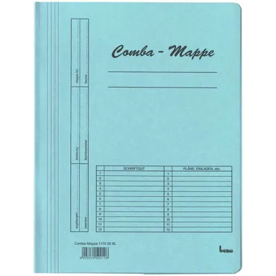 Immagine prodotto di bene 111000BL Combamappe A4, blau 5 St.