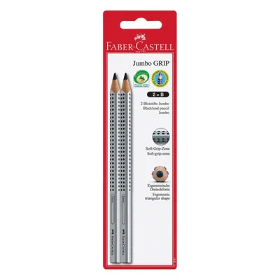 Zdjęcie produktu dla Ołówek Jumbo GRIP 2szt karta blister