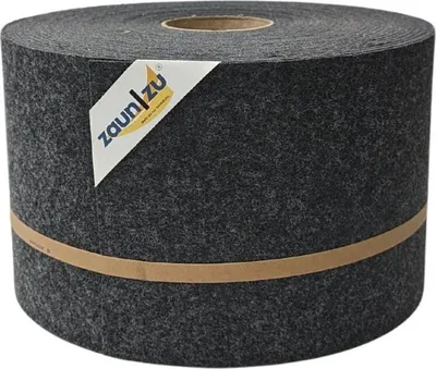 Produktbild von Sichtschutzstreifen zaun|zu Design-Vlies 50m Rolle Zaunblende Doppelstabzaun Anthrazit 50m
