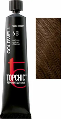 Produktbild von Goldwell Topchic The Browns, Braun, 6B, Gold Brown, Unisex, 60 ml, Alle Haare