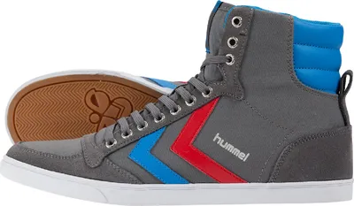 Produktbild von Hummel Slimmer Stadil High Sneaker Schuhe grau/blau/rot 063511-0528, Schuhgröße:40 EU