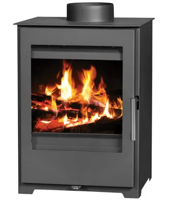 Produktbild von EEK A Kleiner Kaminofen Victoria Parma SL schwarz , raumluftunabhängig - 5kW