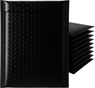 Produktbild von Versandtaschen Kurierversand Luftpolsterfolie metallisch 220 x 265 mm Schwarz x 100