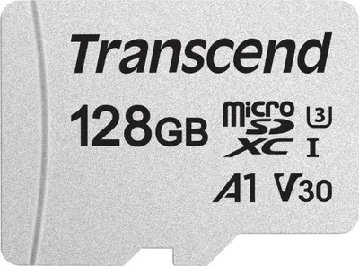 Immagine prodotto di Transcend microSDXC 300S 128GB Classe 10 UHS-I U3 V30 A1