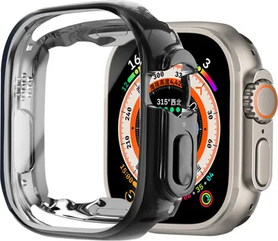Produktbild von Strap-it Apple Watch Ultra TPU-Hülle 49mm (Schwarz)
