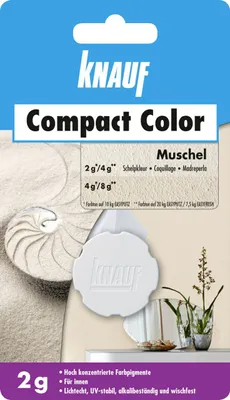 Produktbild von Knauf Farbpigment Compact Color 2 g muschel