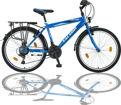 Produktbild von 24 Zoll Kinderfahrrad SHIMANO 21 Gang 24" Fahrrad Blau Vorder- + Rücklicht TMX