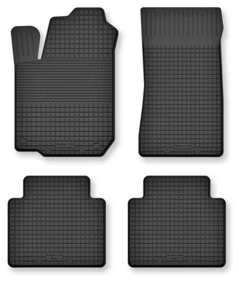 Productafbeelding van Rubberen automatten voor Subaru Forester V vanaf 2016 (SUV) – 4-delig, zwart, op maat – Wielganizator Semi-Universal