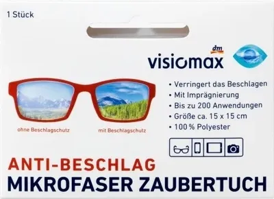 Produktbild von Mikrofasertuch Brillenreinigung, Anti-Beschlag, 1 Stück
