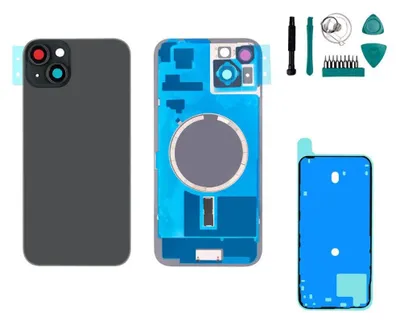 Produktbild von iPhone 15 Plus Backcover Schwarz - Set