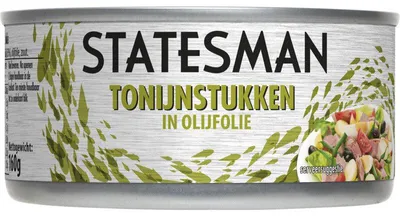 Produktbild von Statesman Thunfischstücke in Olivenöl 160g – Hochwertiger, proteinreicher Thunfisch