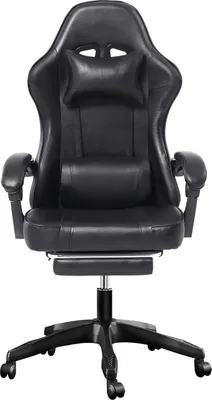 Produktbild von AIORBER Bürostuhl,Gaming Stuhl ,90°-165° ,Ergonomischer Stuhl, 300 lbs, mit Kopfstütze, verstellbar, für Büro, Schlafzimmer, 65x65x123cm, Schwarz