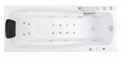 Produktbild von Rechteck Whirlpool Ocean 150x70 links  Germany 18 Düsen mit Armatur : Mit Armaturen Varianten: Mit Armaturen