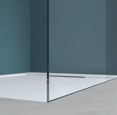 Produktbild von Mai & Mai 70x200cm Walk-In Dusche Duschwand für Dusche Duschabtrennung ESG-Sicherheitsglas 10mm NANO Glas BRAM1 Bremen2MS