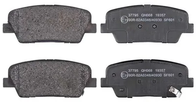 Produktbild von A.B.S. 37795 Bremsbeläge Satz Hinten für HYUNDAI SANTA FÉ II (CM) für KIA SORENTO II (XM)