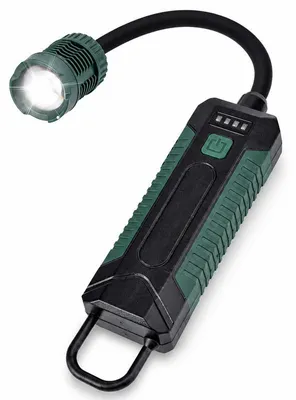 Produktbild von Werkstattlampe LED COB – 3 Lichtmodi, flexibler Schwanenhals – Starker Magnet & Haken, USB-C wiederaufladbar – Arbeitsleuchte für Auto und Garage