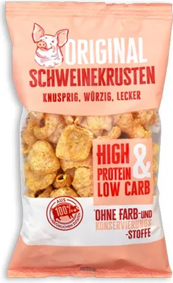 Produktbild von Vepřové kůžičky v originální krustě, křupavé a pikantní 100g